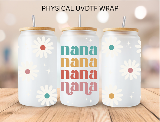Nana - 16 oz / 20 oz Libby UV DTF Wrap