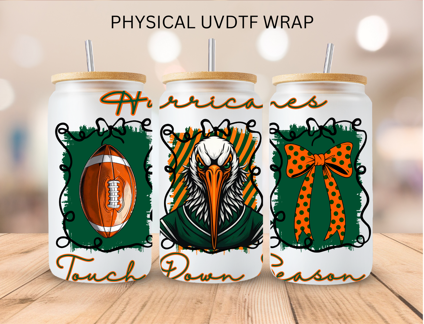 Hurricanes - 16 oz / 20 oz Libby UV DTF Wrap