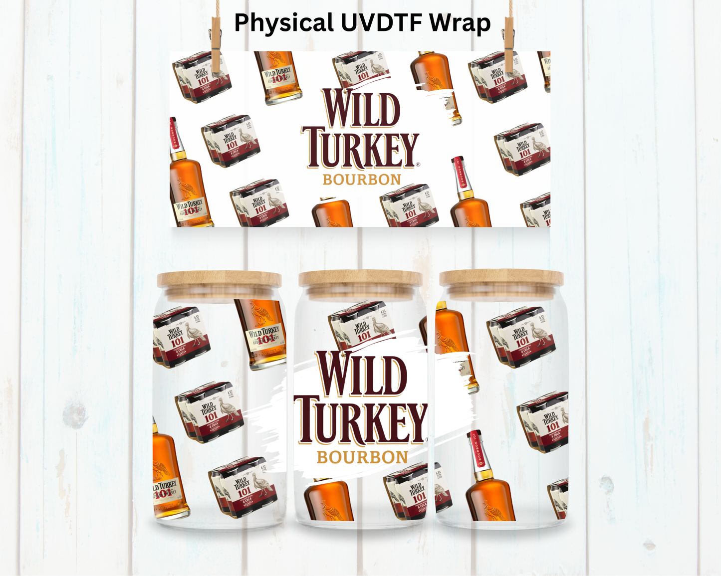 Wild Turkey - 16 oz / 20 oz Libby UV DTF