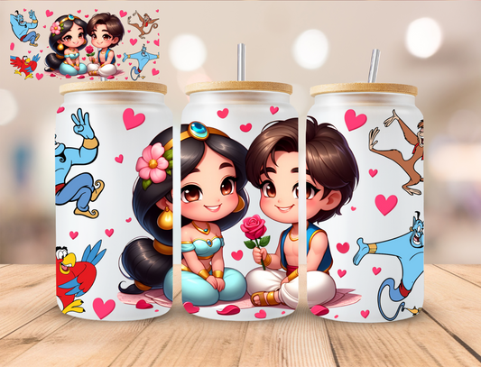 Genie Princess - 16 oz / 20 oz Libby UV DTF Wrap