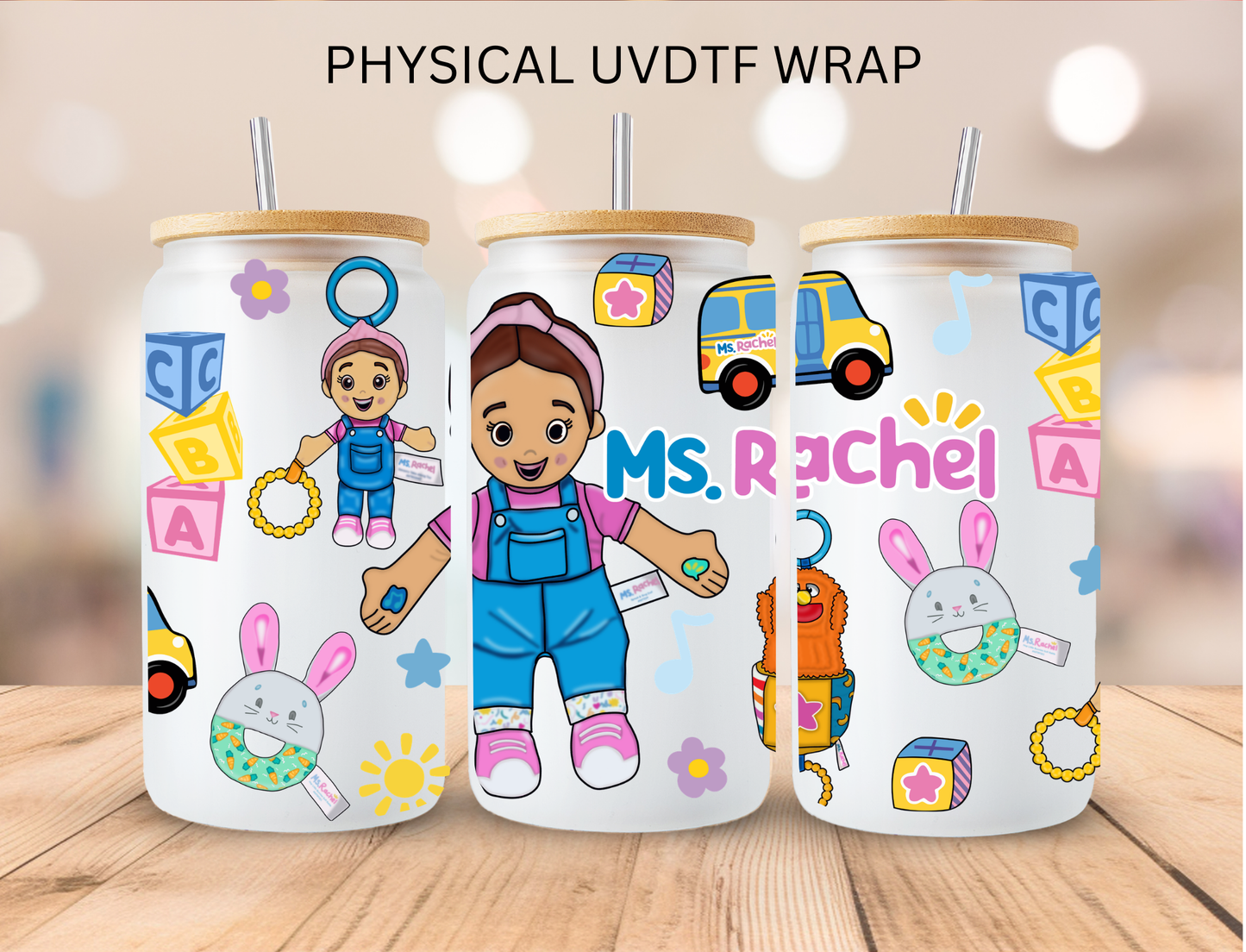 Rachel Doll - 16 oz / 20 oz Libby UV DTF