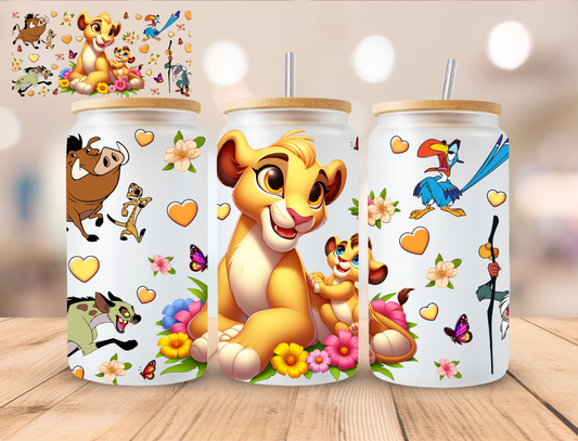 Inspired Lion Crew - 16 oz / 20 oz Libby UV DTF Wrap