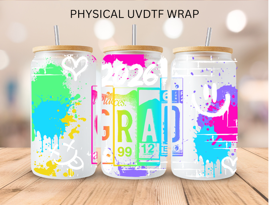 Neon Grad - 16 oz / 20 oz Libby UV DTF Wrap
