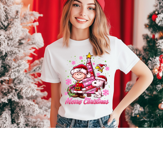 Christmas Peanut Dog  - Adult DTF Print Transfer