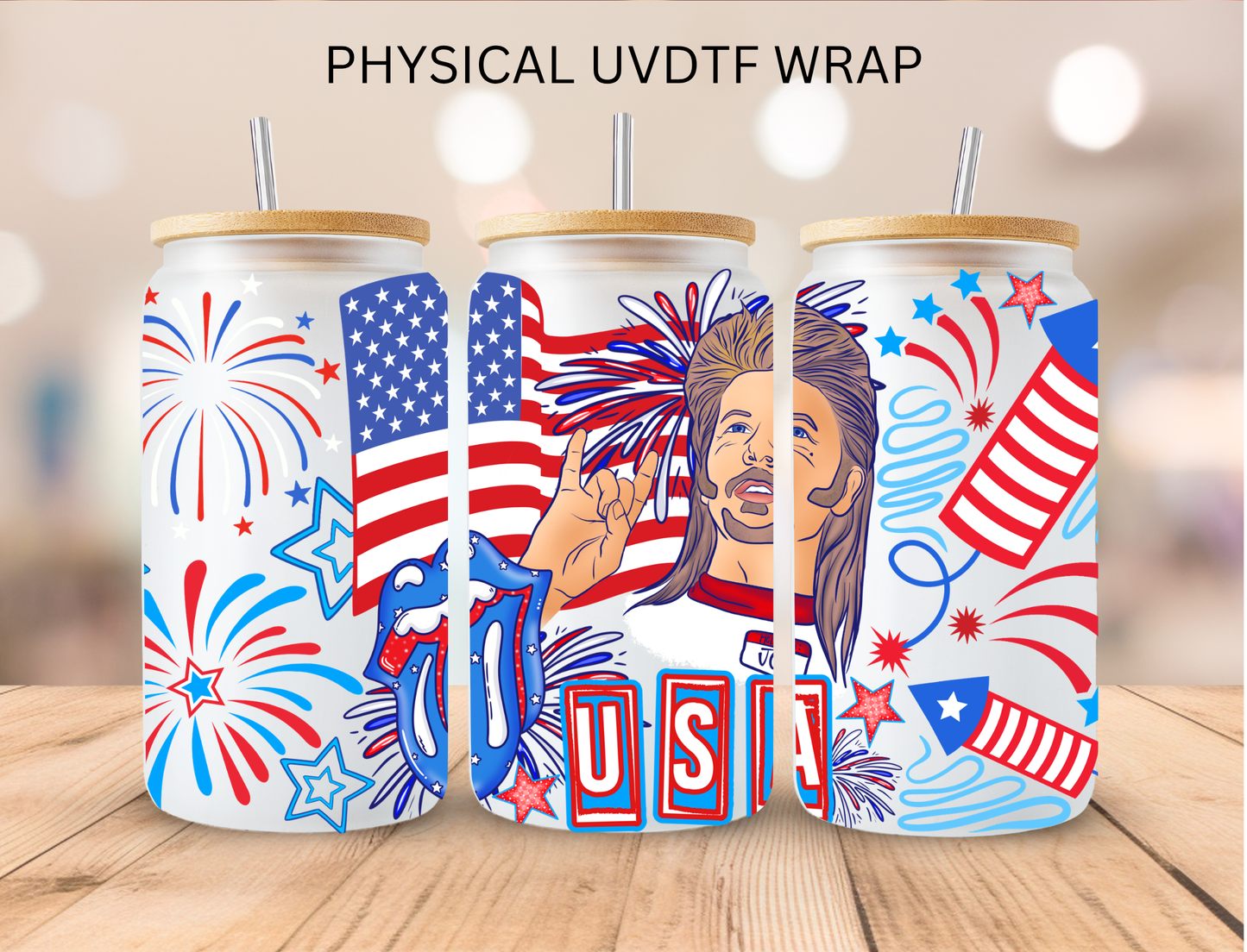 USA - 16 oz / 20 oz Libby UV DTF Wrap