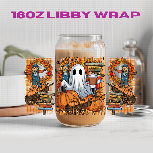 Man I Love Fall - 16 oz / 20 oz Libby UV DTF Wrap