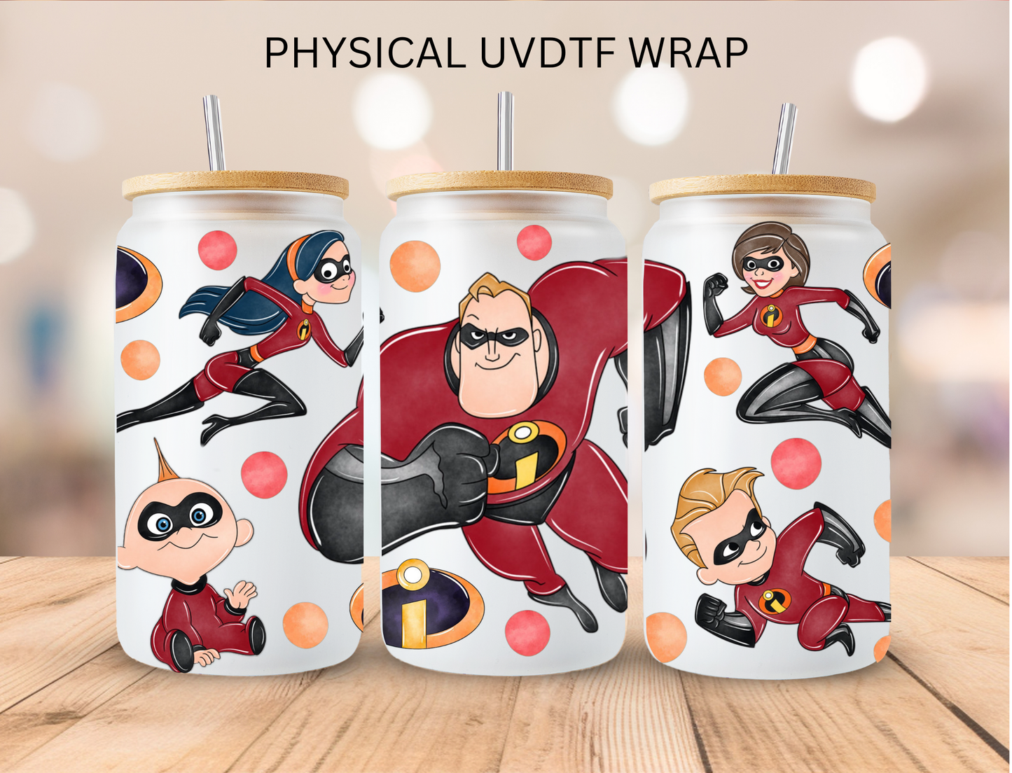 Hero's in Red Suits - 16 oz / 20 oz Libby UV DTF