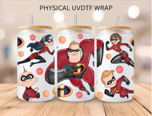 Hero's in Red Suits - 16 oz / 20 oz Libby UV DTF