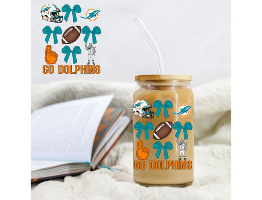 Football Dolphins - UVDTF decals