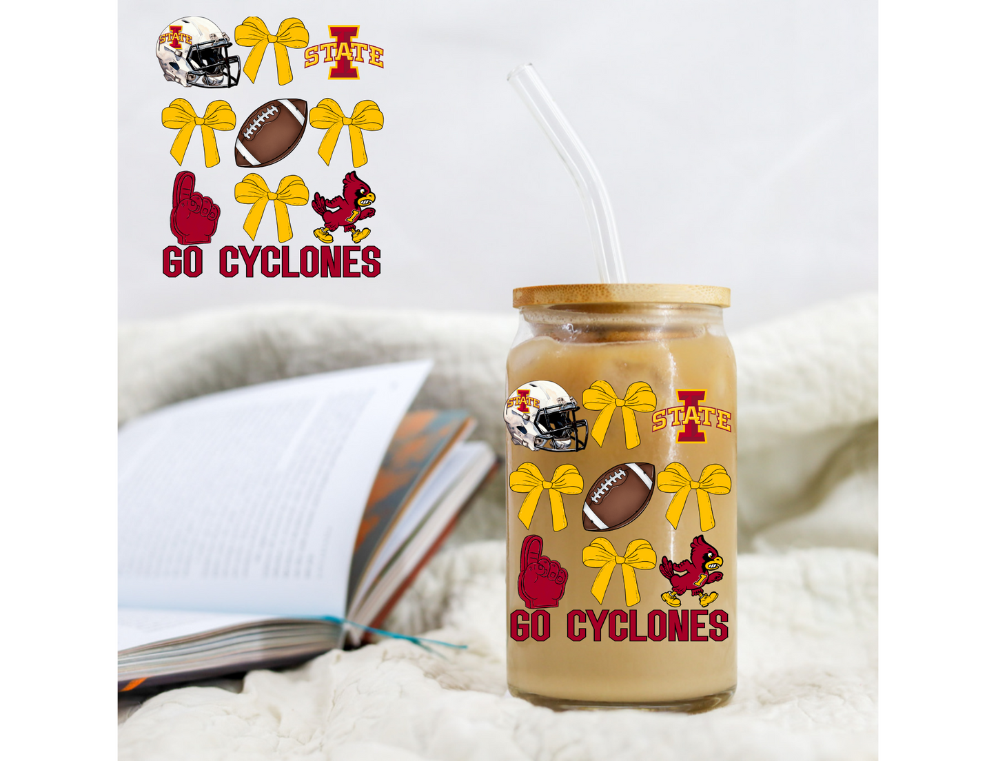 Football Cyclones - UVDTF decals