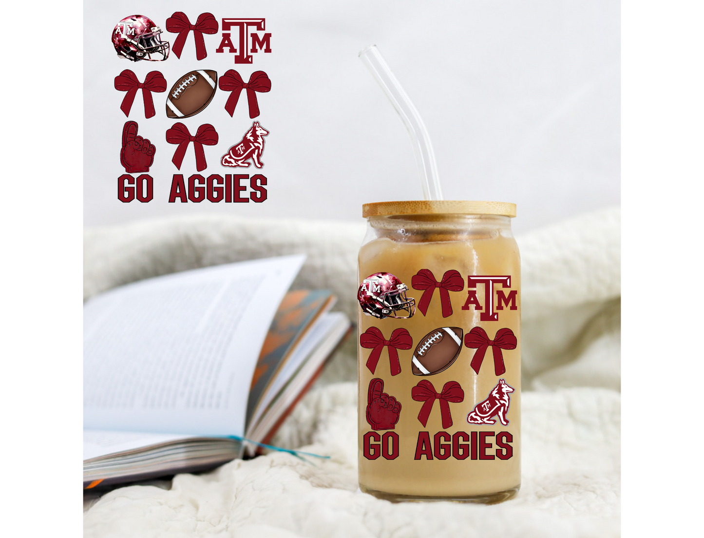 Football Aggies - UVDTF decals