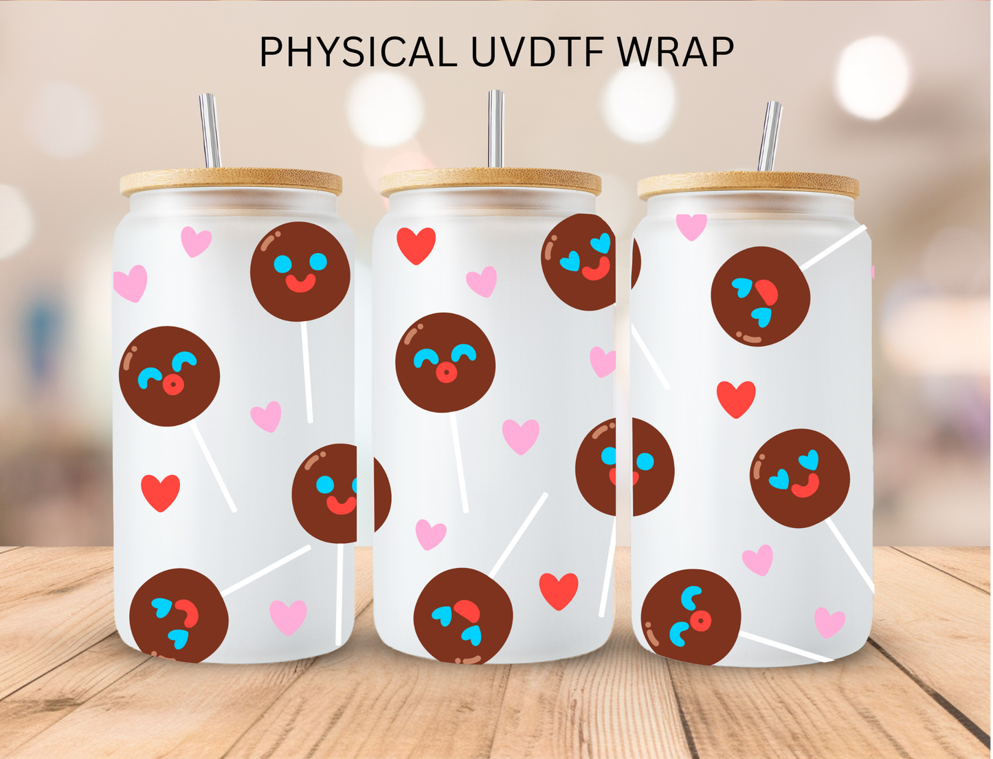 Marshmallow Paleta Payaso Meican Candies- 16 oz / 20 oz Libby UV DTF