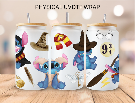 Watercolor Wizard Alien - 16 oz / 20 oz Libby UV DTF