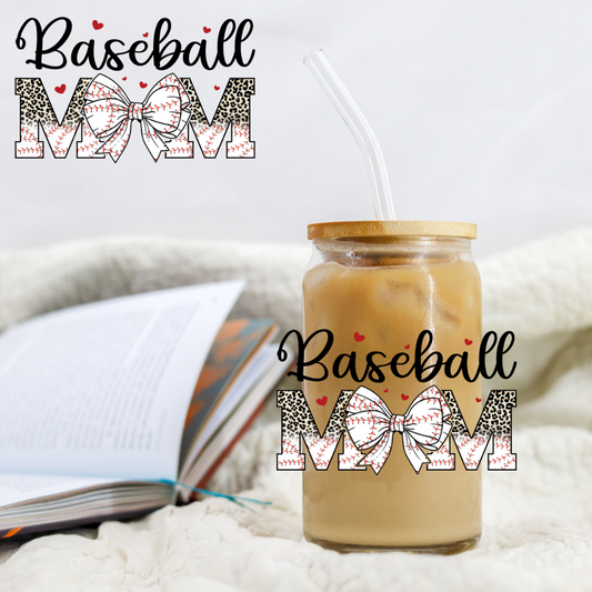 Baseball Mom - UV DTF Libby Decal