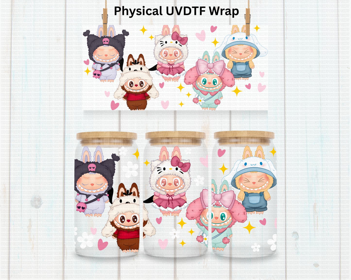 Kaway Crew LaBu Bear - 16 oz / 20 oz Libby UV DTF