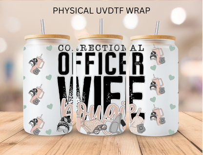 Bougee Wife Mom Collection - 16 oz / 20 oz Libby UV DTF