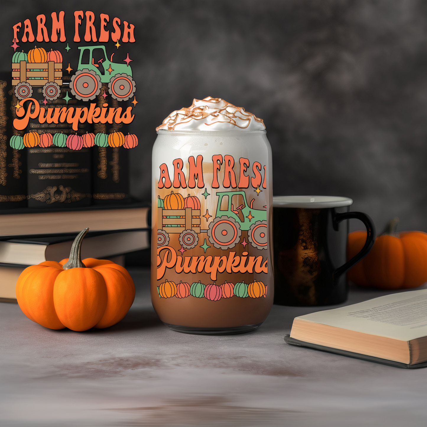 Farm Fresh Pumpkins - UVDTF decals