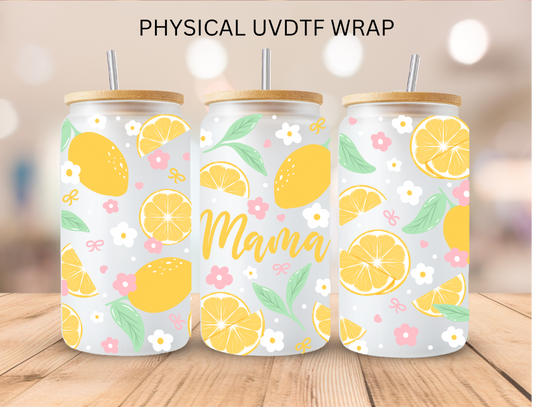 Mama Lemons - 16 oz / 20 oz Libby UV DTF Wrap