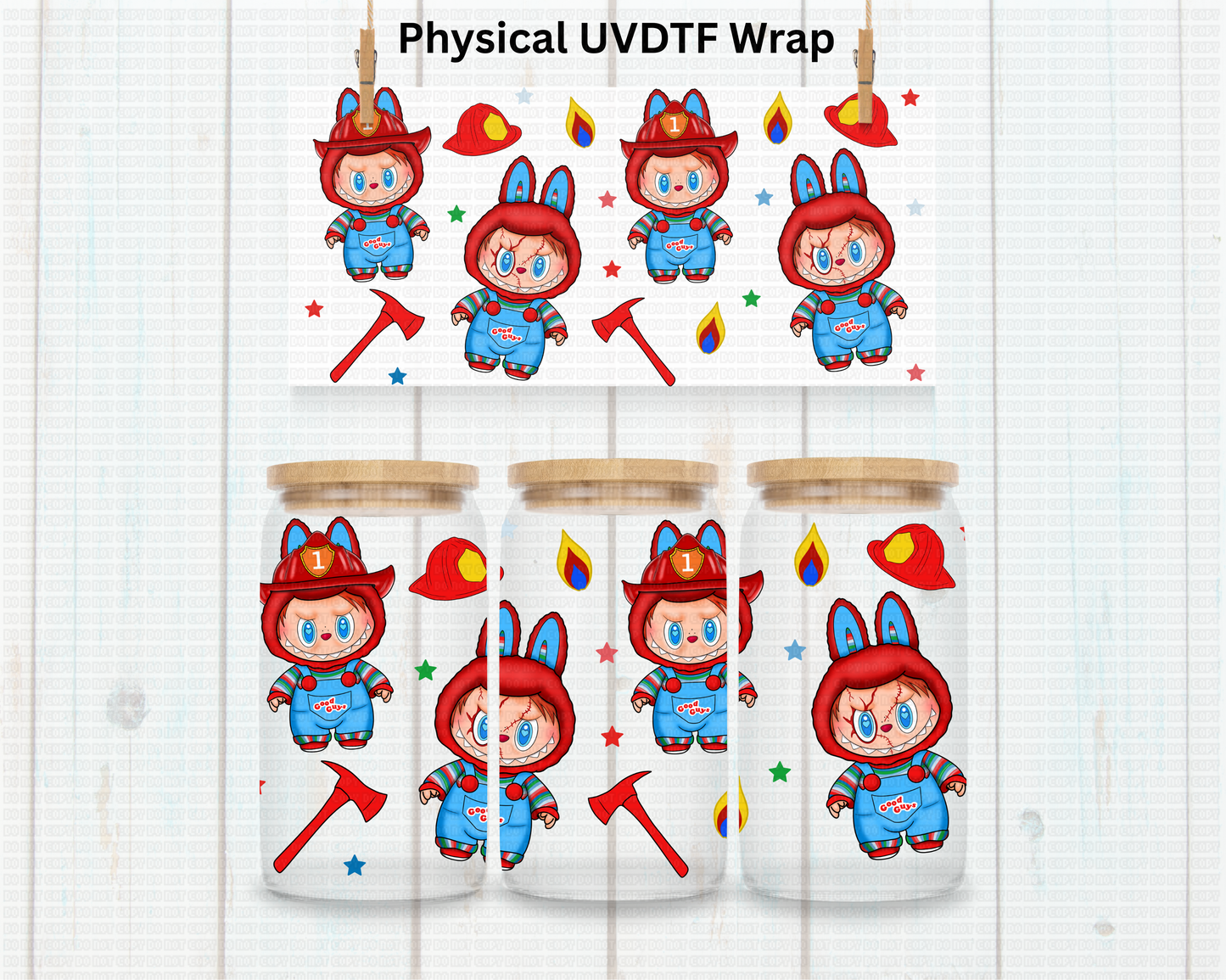 Halloween Horror Bubu Boy Doll - 16 oz / 20 oz Libby UV DTF