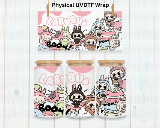 Wavy LaBu Bear - 16 oz / 20 oz Libby UV DTF