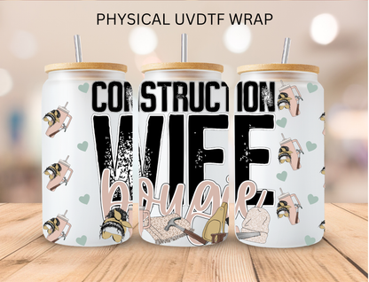 Bougee Wife Mom Collection - 16 oz / 20 oz Libby UV DTF