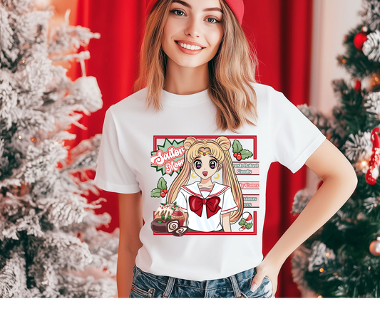 Christmas Sailor Moon - Adult DTF Print Transfer