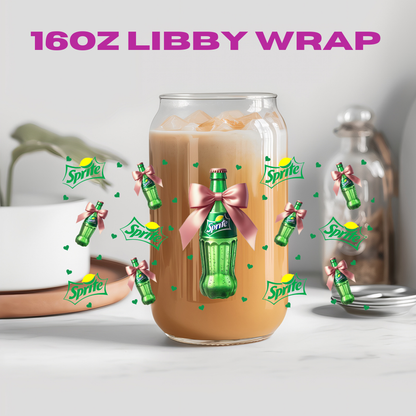 Coquette Soda Collection - 16 oz / 20 oz Libby UV DTF Wrap