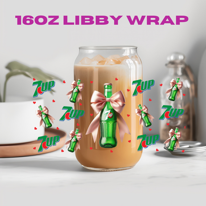 Coquette Soda Collection - 16 oz / 20 oz Libby UV DTF Wrap