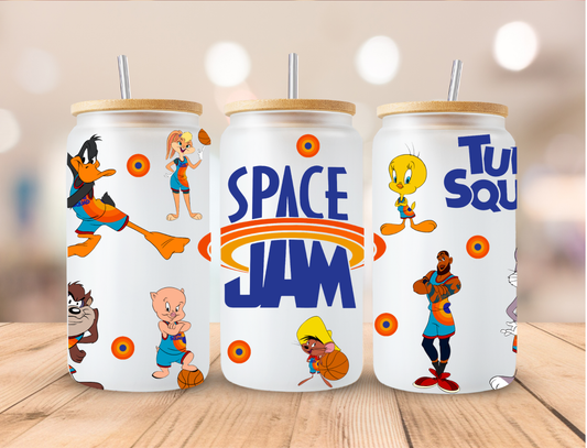 Space Jam - 16 oz / 20 oz Libby UV DTF Wrap