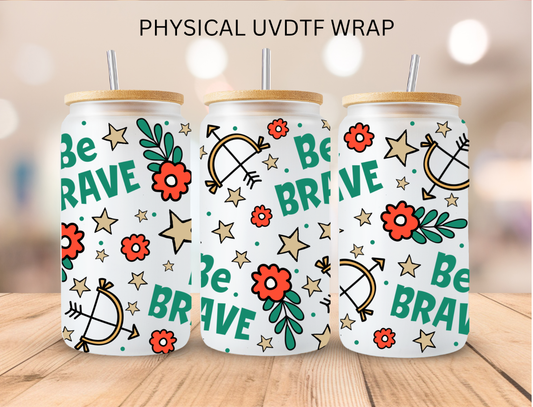 Be Brave Archery - 16 oz / 20 oz Libby UV DTF Wrap