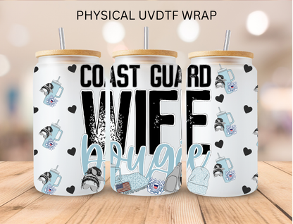 Bougee Wife Mom Collection - 16 oz / 20 oz Libby UV DTF