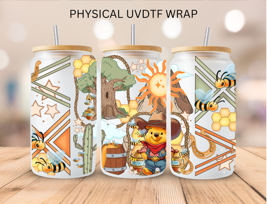 Western Pooh - 16 oz / 20 oz Libby UV DTF