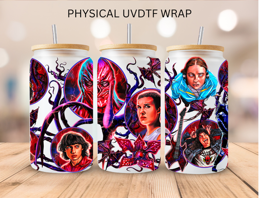 Stranger Town - 16 oz / 20 oz Libby UV DTF Wrap