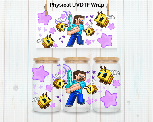 Mine Guy (Purple) - 16 oz / 20 oz Libby UV DTF