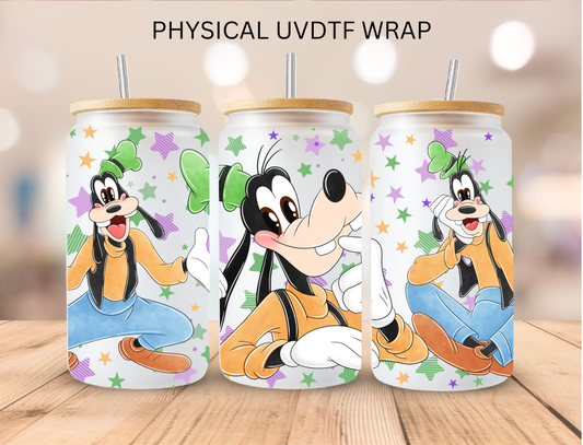 Goofy Stars - 16 oz / 20 oz Libby UV DTF Wrap