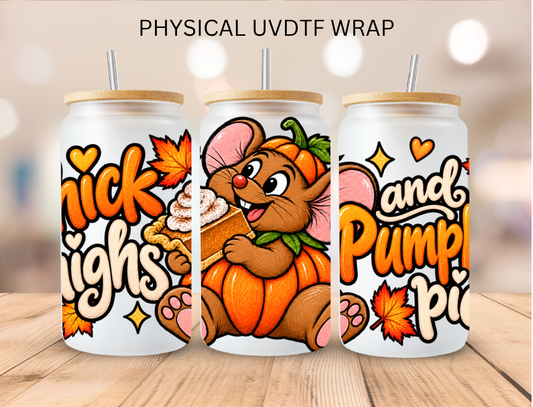 Pumpkin Gus - 16 oz / 20 oz Libby UV DTF Wrap