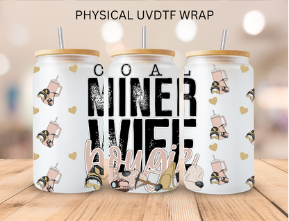 Bougee Wife Mom Collection - 16 oz / 20 oz Libby UV DTF