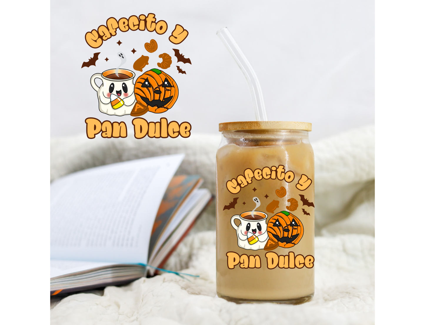 Halloween Cafecito Y Pan Dolce - UVDTF decals