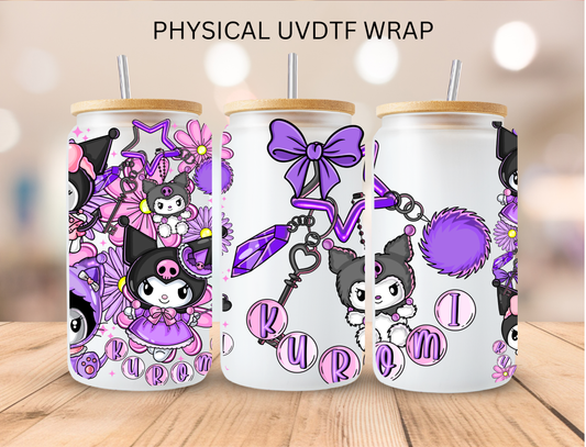 Kuromi Kitty Diamond Bow - 16 oz / 20 oz Libby UV DTF
