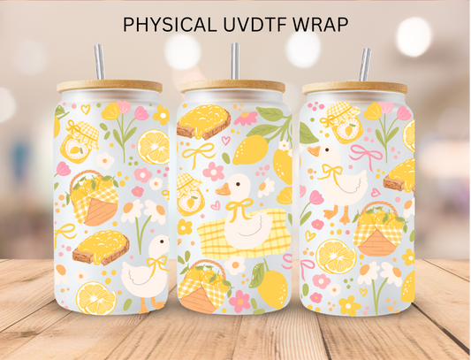 Yellow Duck - 16 oz / 20 oz Libby UV DTF Wrap
