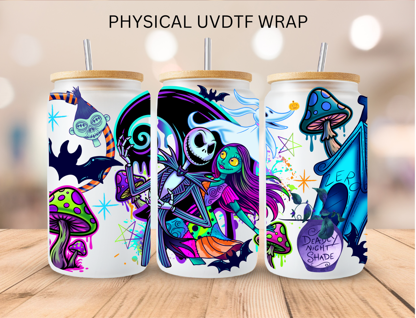 Neon NBC - 16 oz / 20 oz Libby UV DTF Wrap