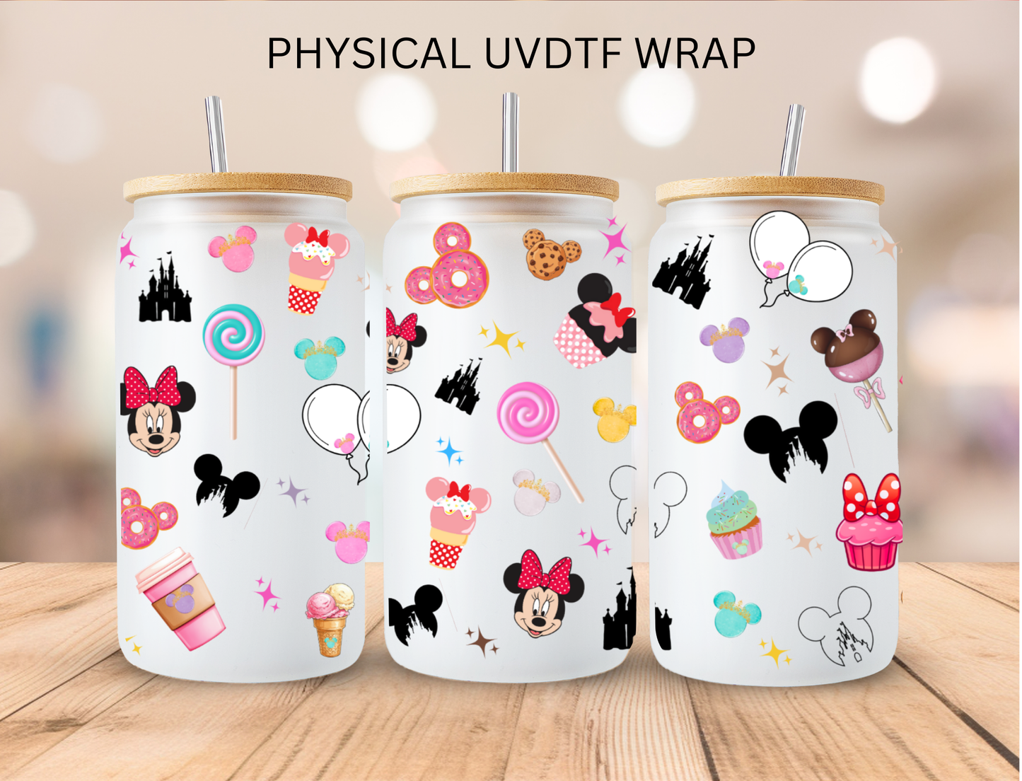 Girl Mouse Collection - 16 oz / 20 oz Libby UV DTF