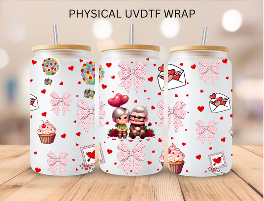 Valentines Cupid UP Couple - 16 oz / 20 oz Libby UV DTF