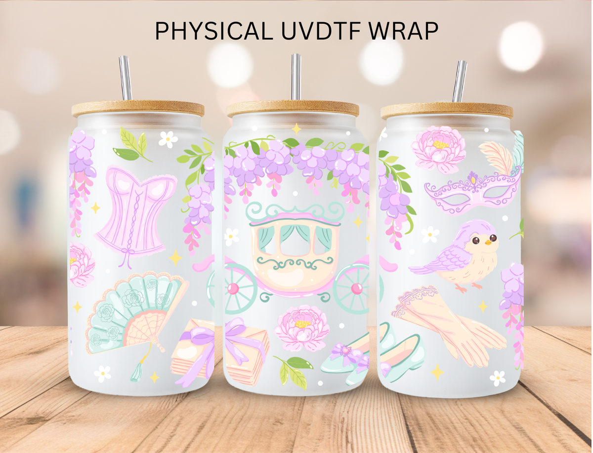 Wisteria Regency Romantic Cottagecore Spring - 16 oz / 20 oz Libby UV DTF