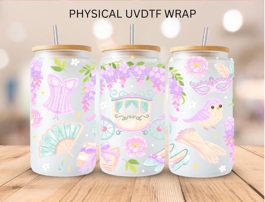Wisteria Regency Romantic Cottagecore Spring - 16 oz / 20 oz Libby UV DTF