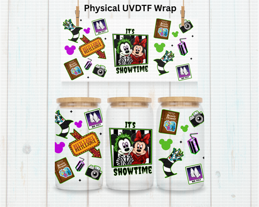 Beetle Its Showtime Mouse Couple - 16 oz / 20 oz Libby UV DTF