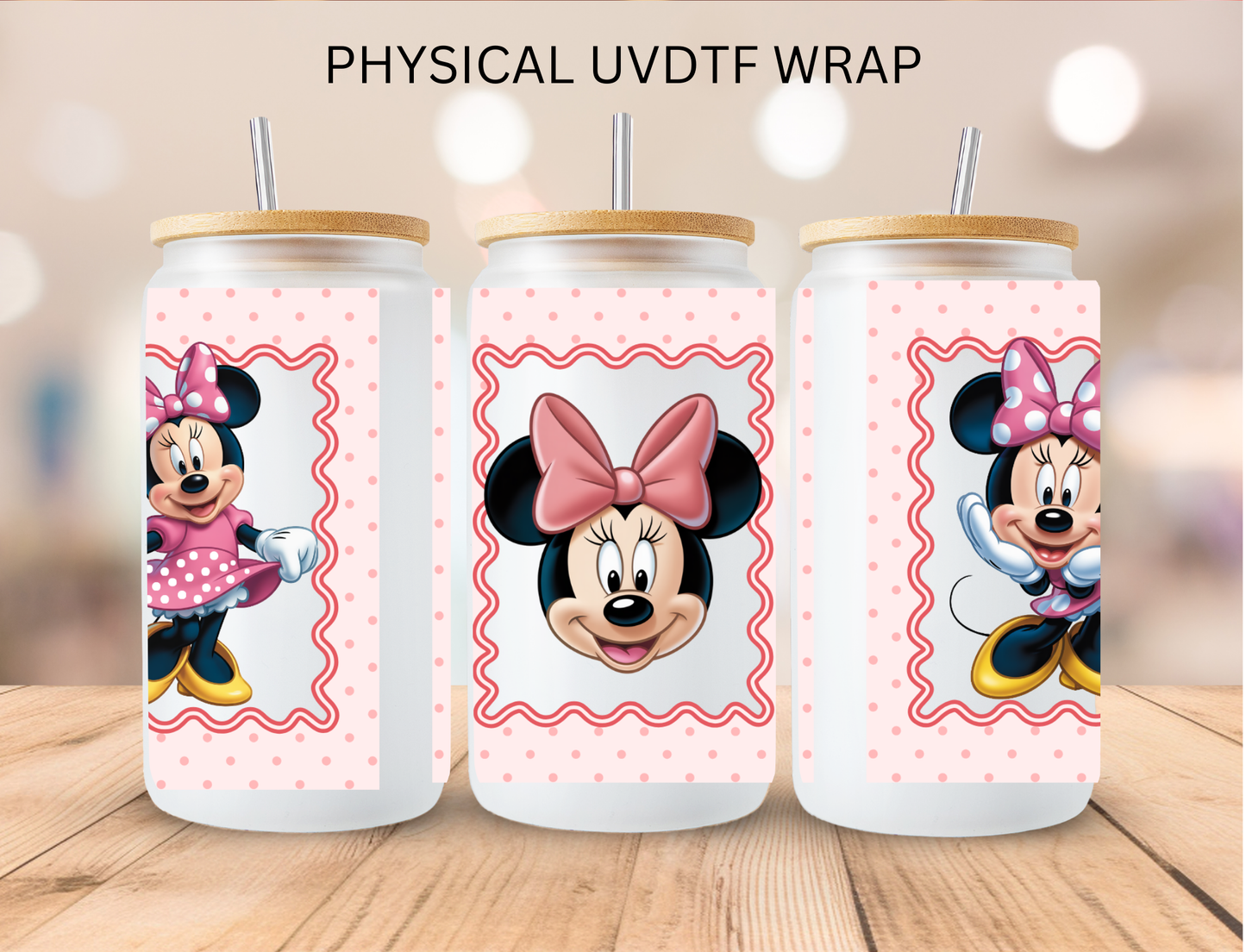 Girl Mouse Collection - 16 oz / 20 oz Libby UV DTF
