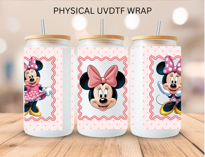 Girl Mouse Collection - 16 oz / 20 oz Libby UV DTF