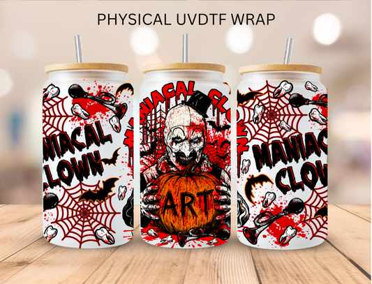 Halloween Art - 16 oz / 20 oz Libby UV DTF Wrap