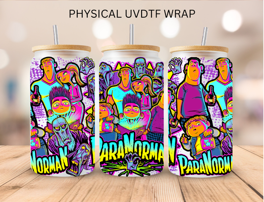 Halloween Paranorman - 16 oz / 20 oz Libby UV DTF Wrap